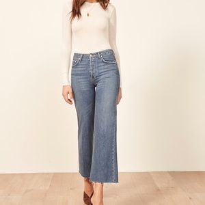 Reformation • Fawcett jeans in Celtic